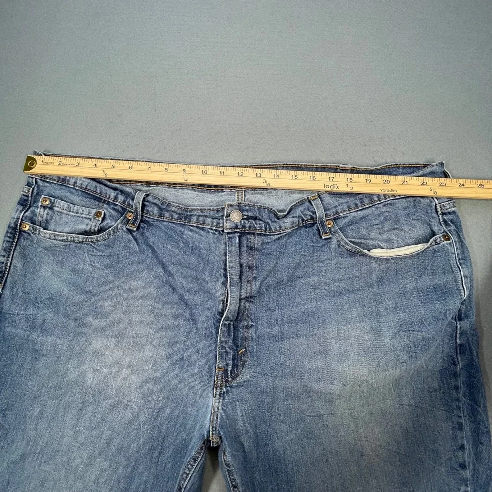 Levi's Blue 541 Athletic Taper Denim Jeans Mens 48x30